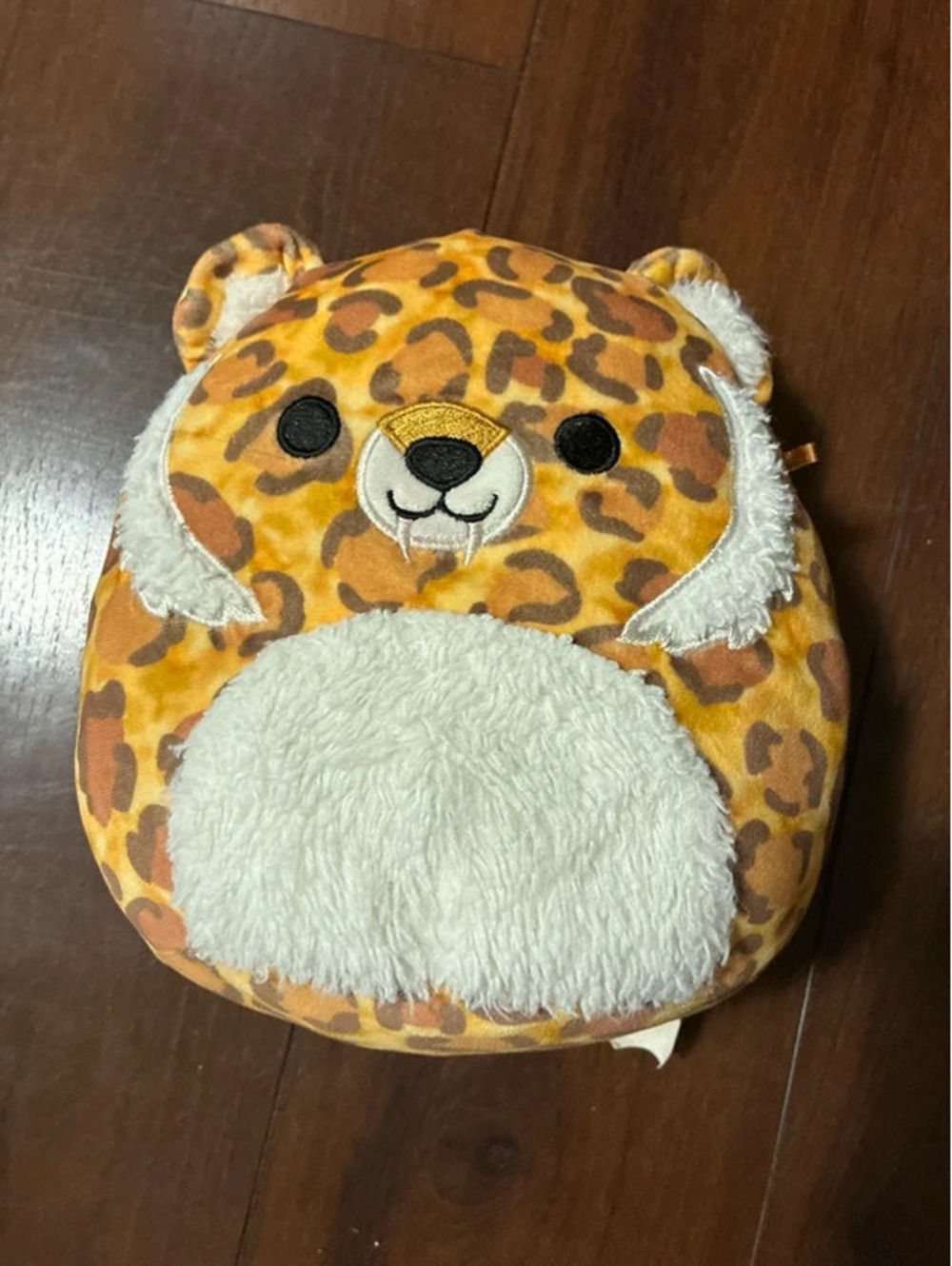 Original Squishmallows Kellytoy Leopard Sabertooth Tiger Plush – 10”